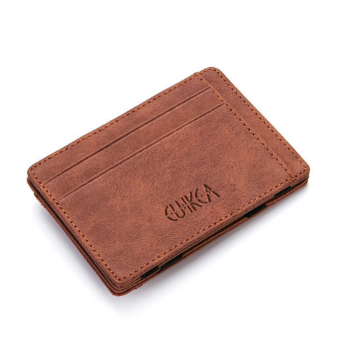 Magic Wallet With Coin Pocket - Brown